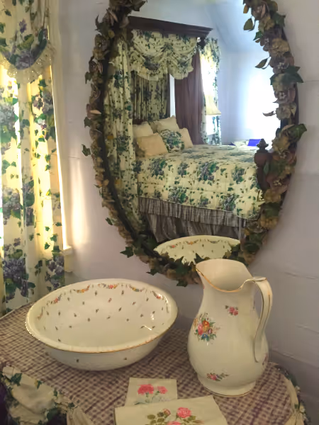 a vase of flowers on a table