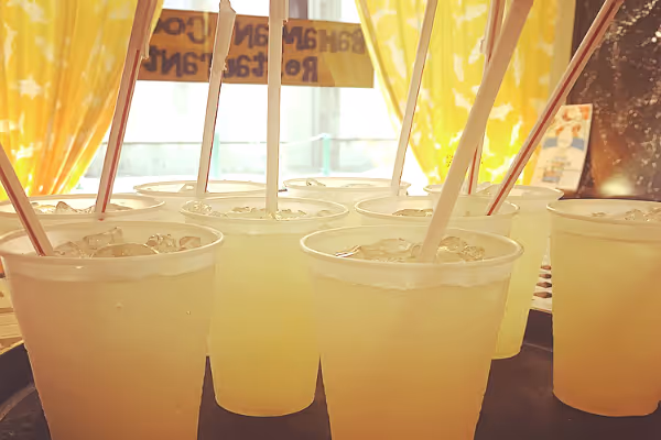 a glass of orange juice