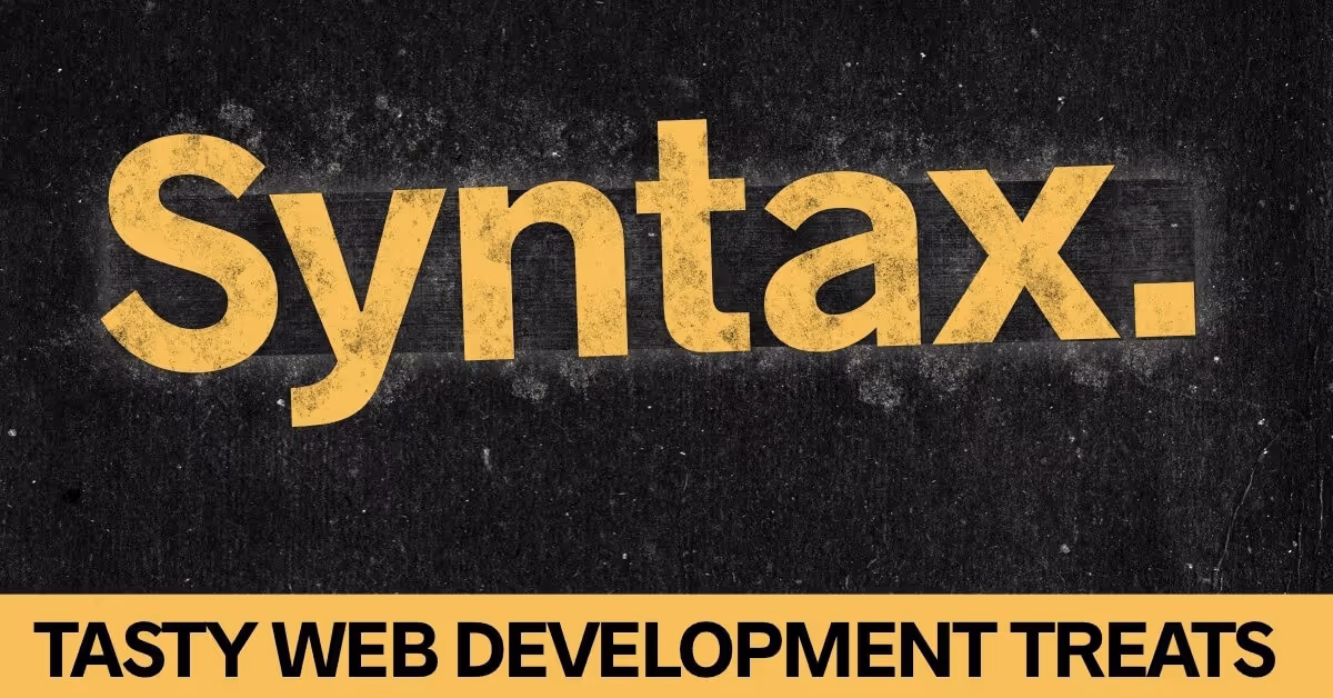 cover image Syntax podcast