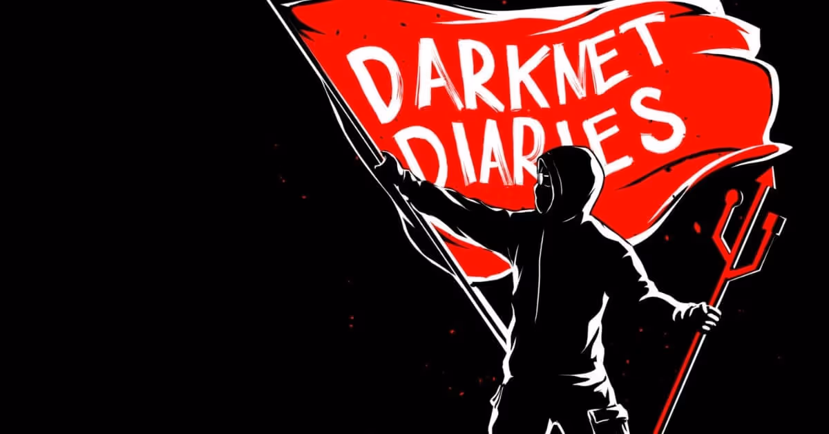 Darknet Diaries tech podcast album art