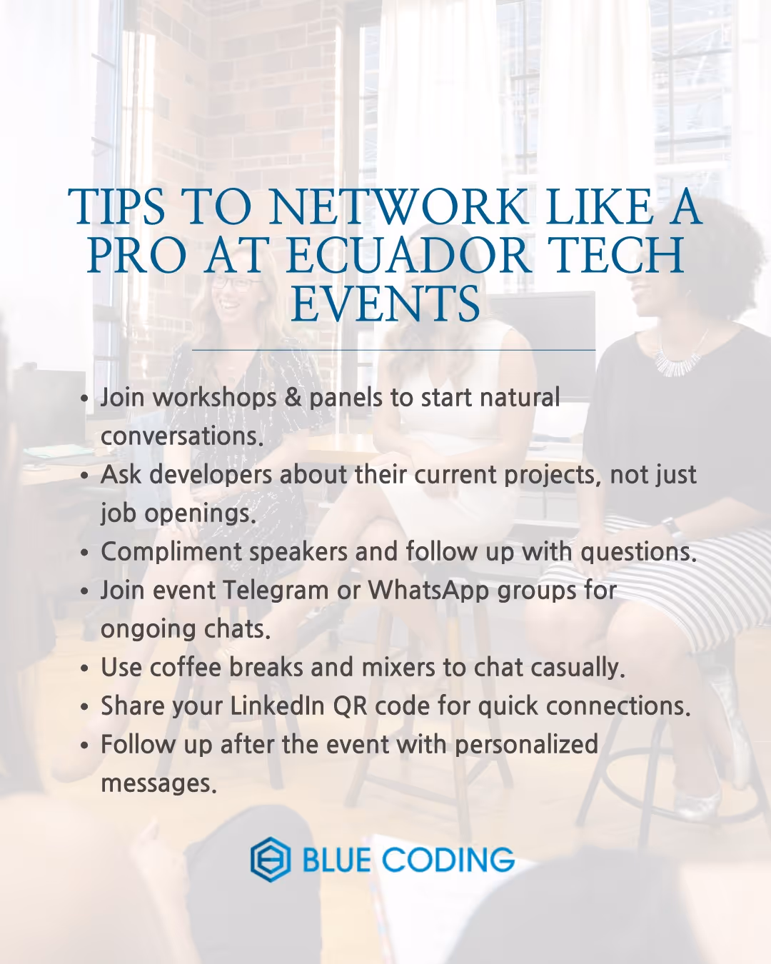 Tips To Network Like a Pro AT Ecuador Tech Events