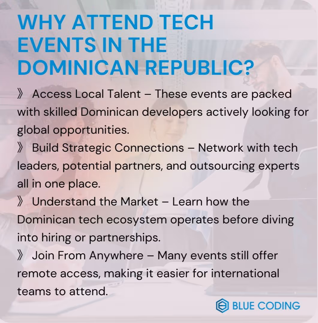 Why attend tech events in The Dominican Republic 
