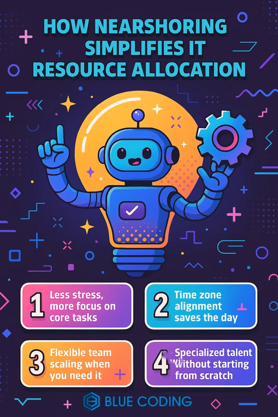 How Nearshoring Simplifies IT resource allocation 