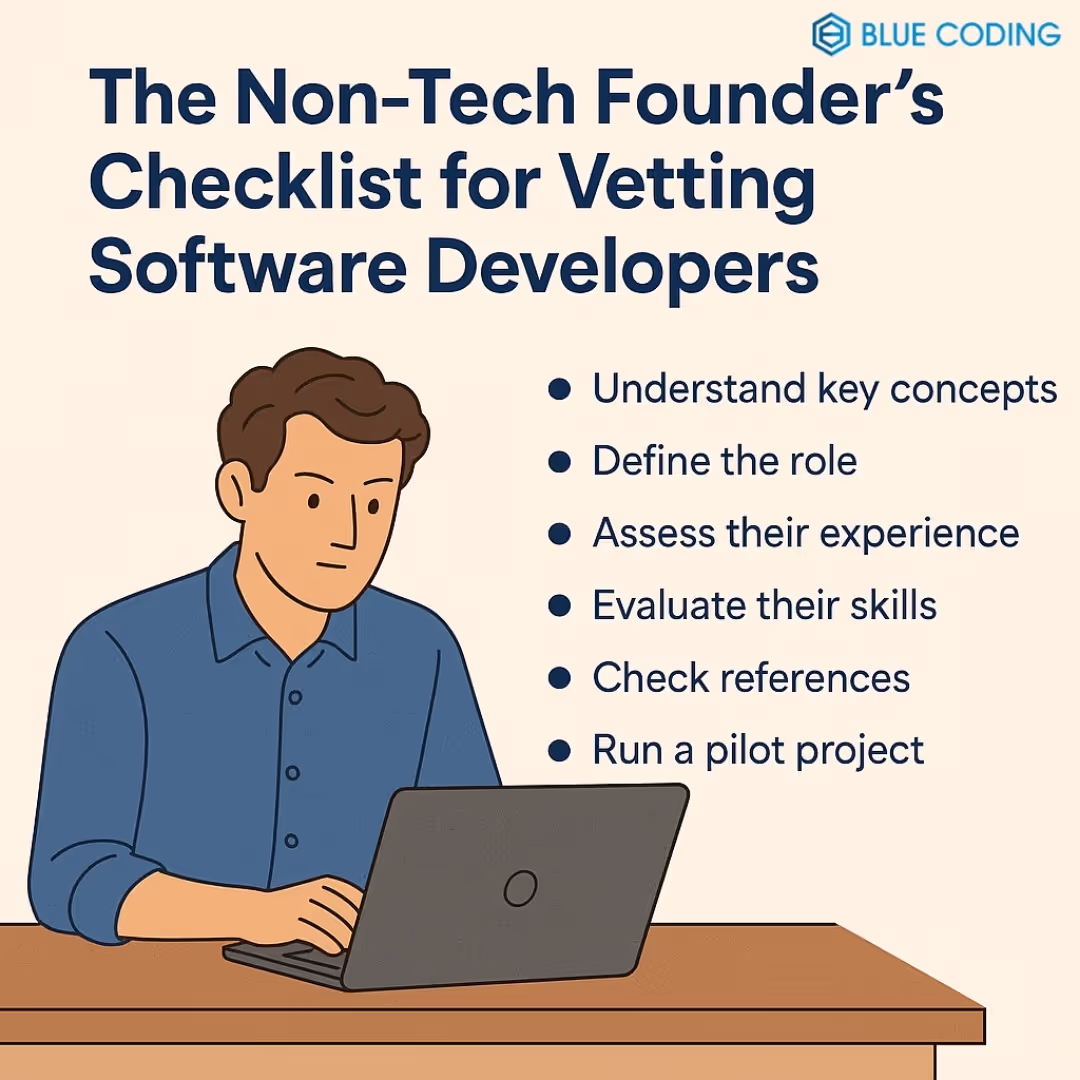 The non-tech founder's checklist for vetting software developers