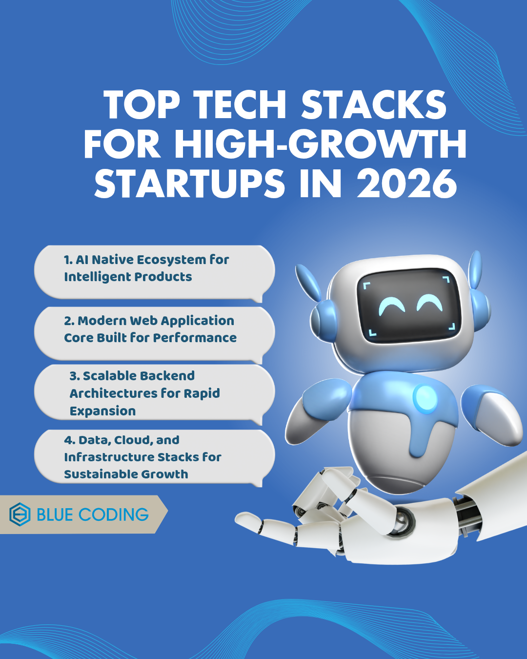 Top tech stacks for high-growth startups in 2026 