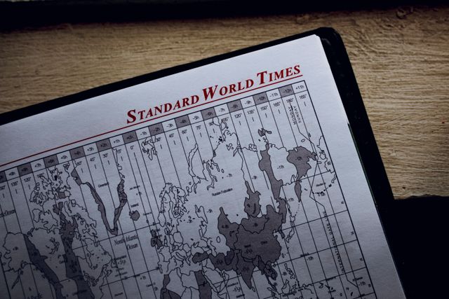 Keeping track of different world time zones.