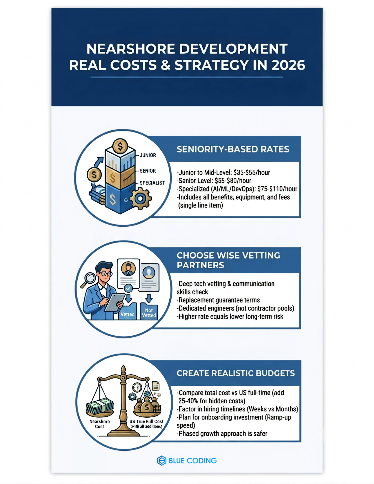 Nearshore development real costs and strategy in 2026.