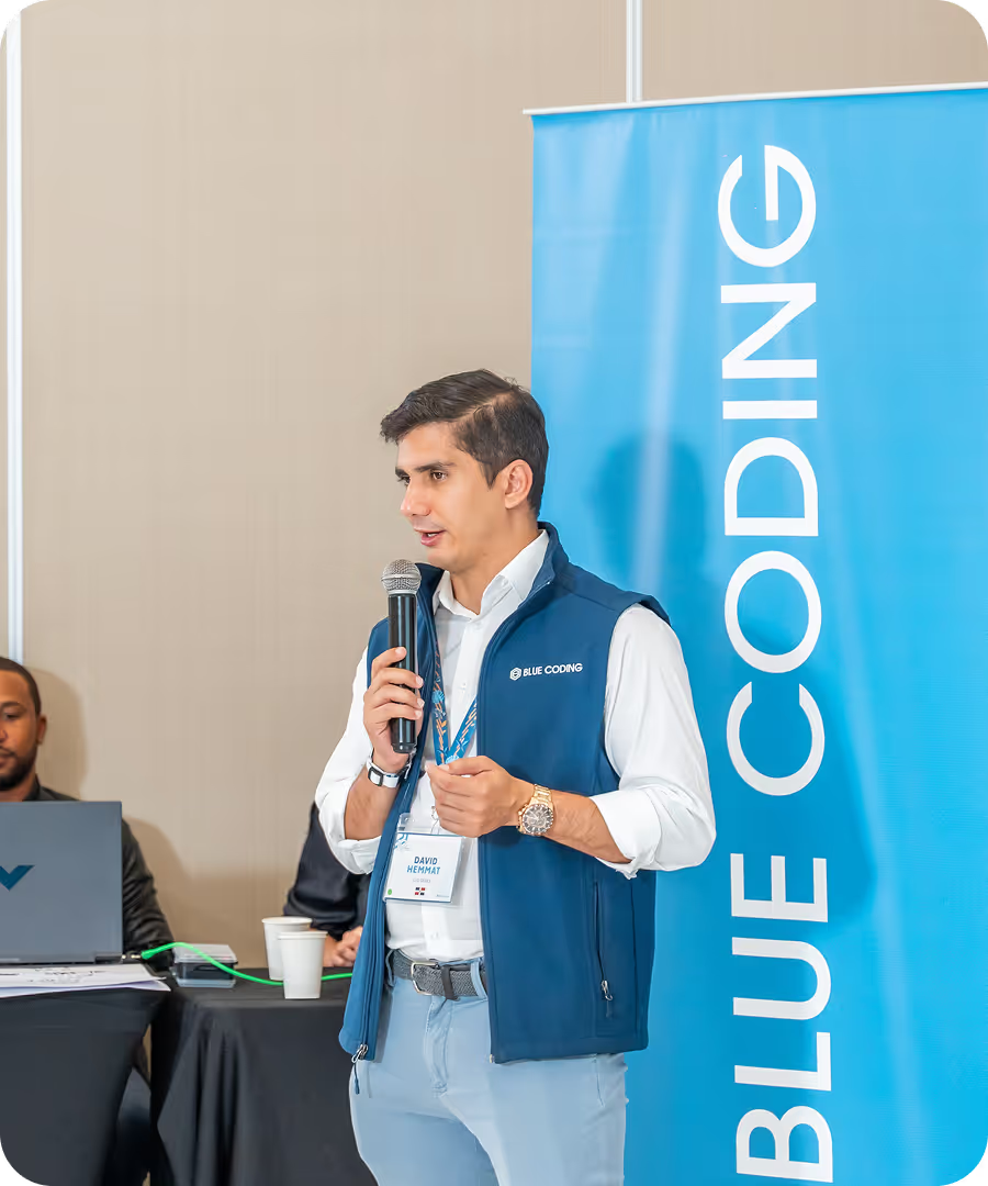 David Hemmat, CEO of Blue Coding