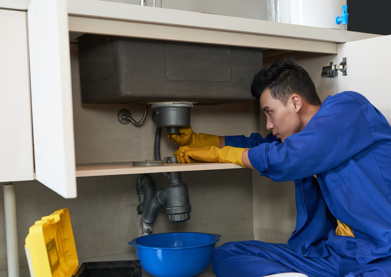 How to clean grease out of sink drains