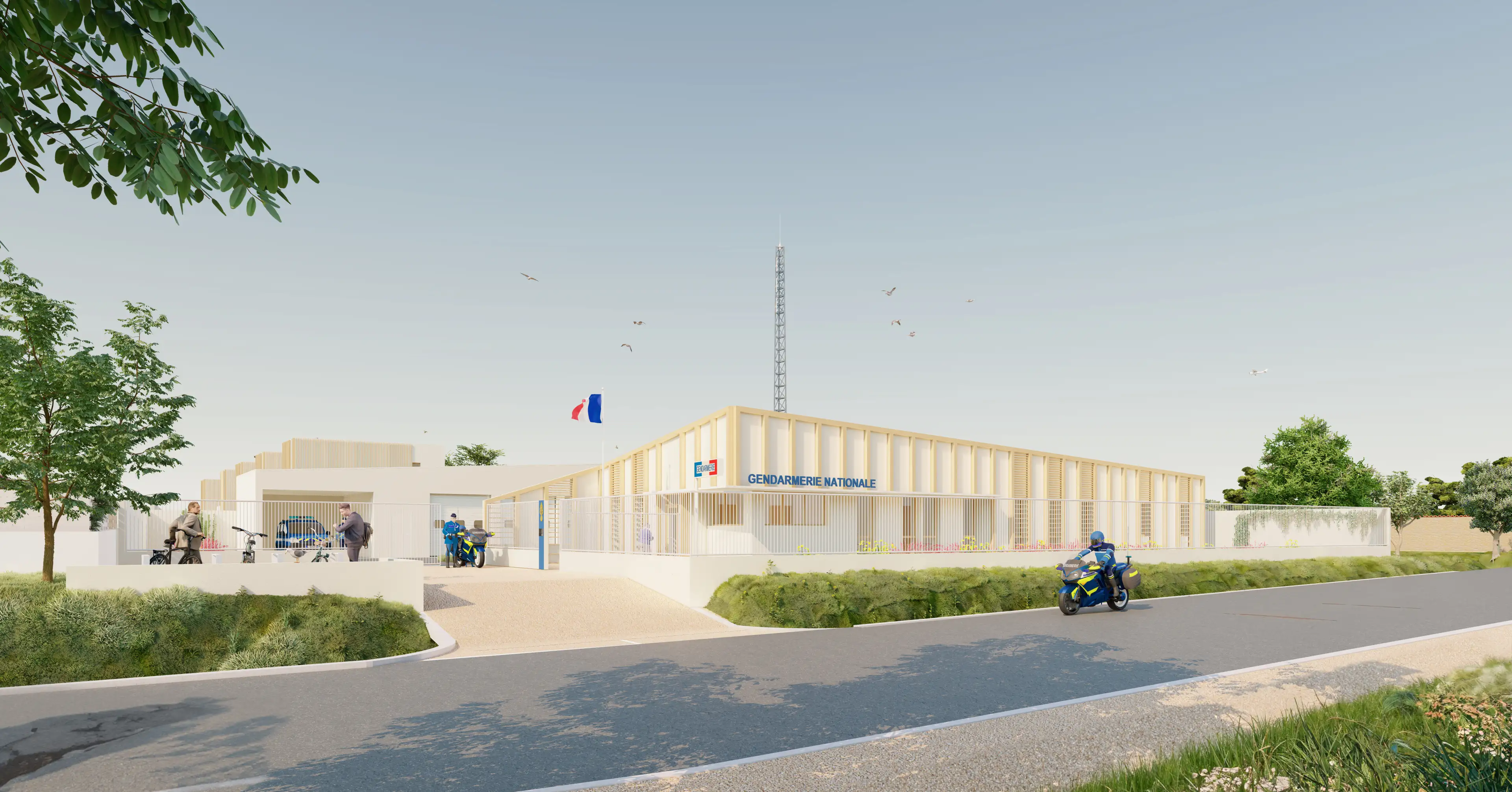 Construction d'une brigade de proximité chef lieu