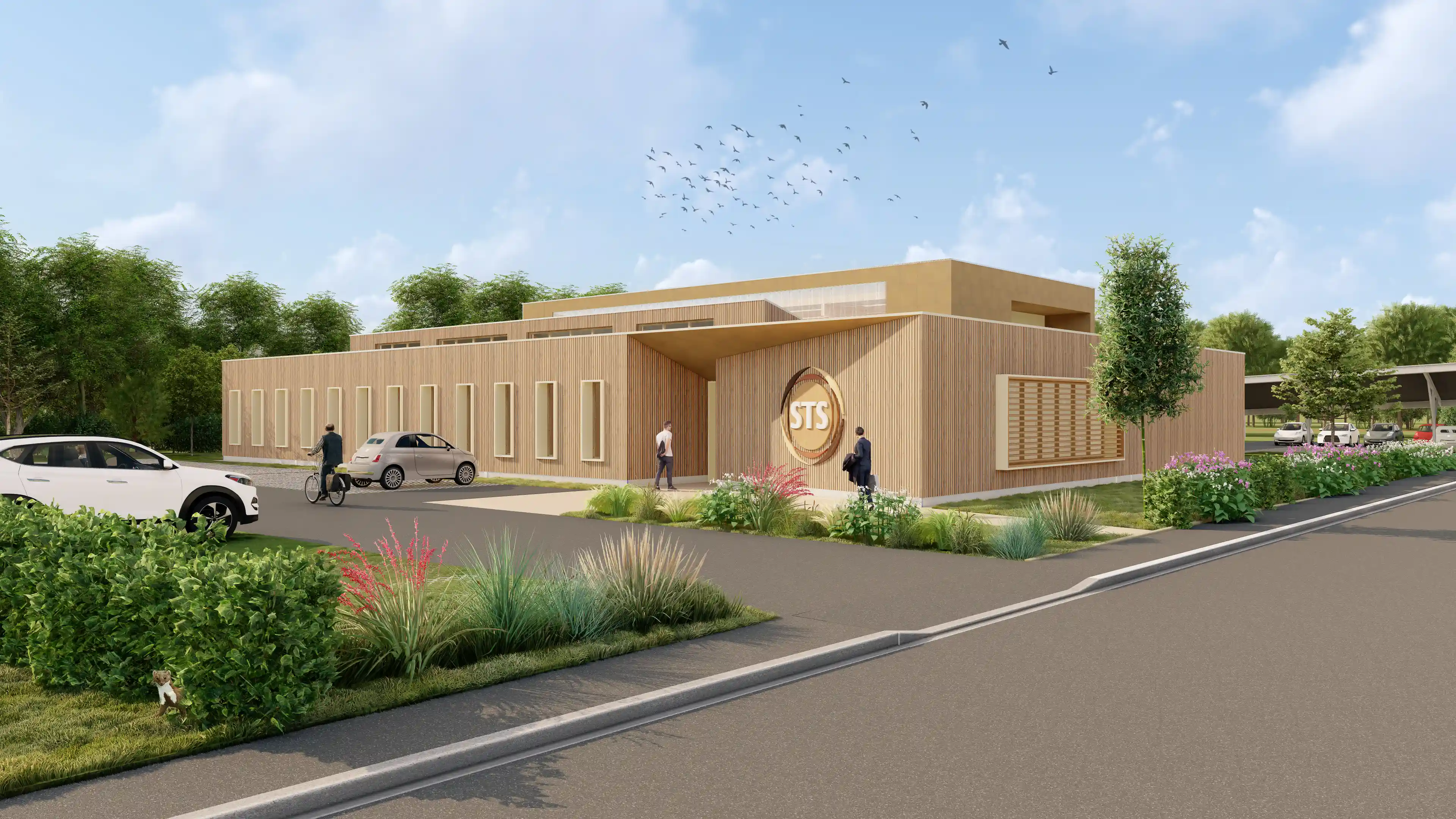 Construction d'un bâtiment d'ateliers - zone de Chaumont