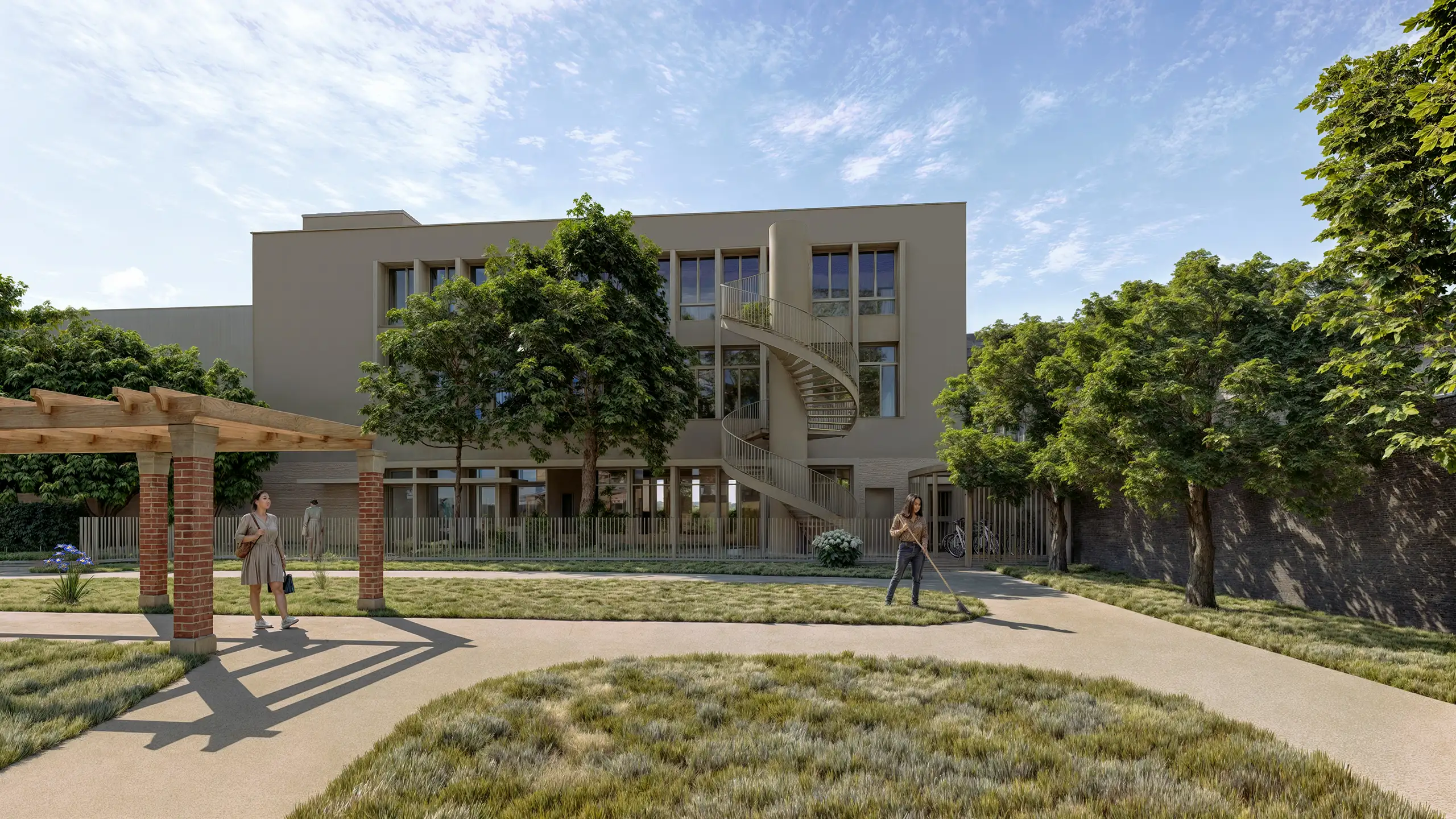 Réhabilitation de locaux d'enseignement en bureaux