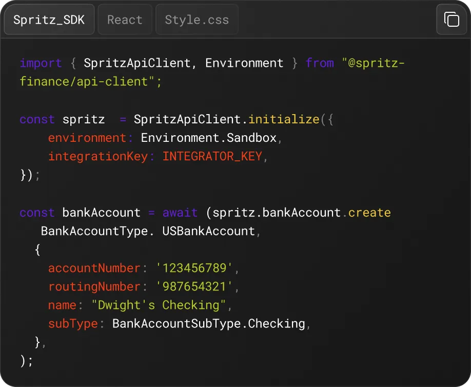 TypeScript example