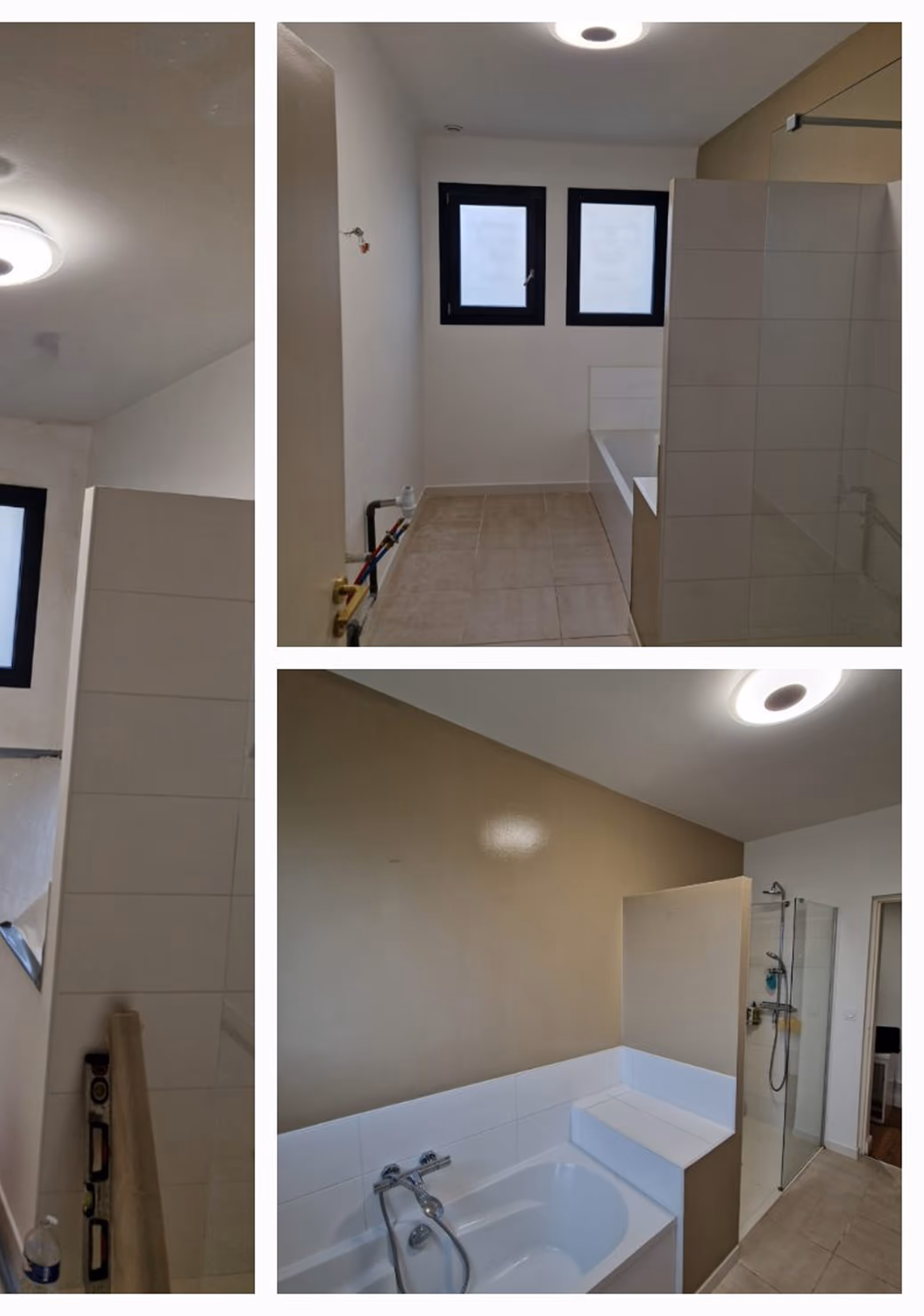 salle de sain repeinte, comme neuve à Moissac ( peintre )