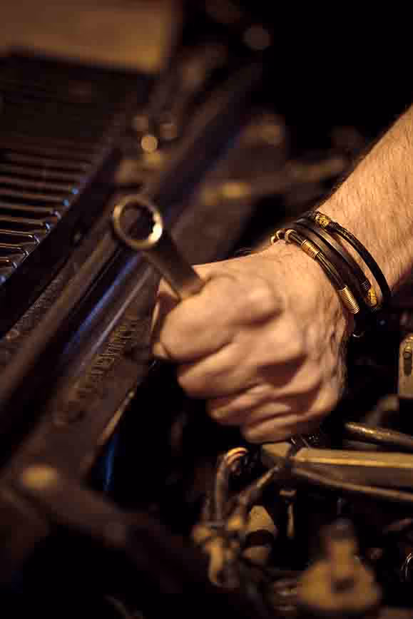 machinist hands, blue collar business