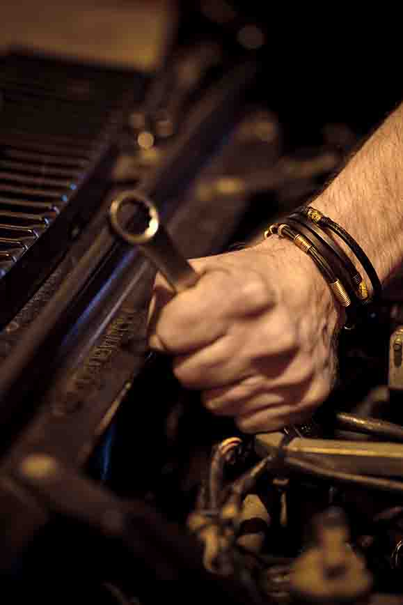 machinist hands, blue collar business