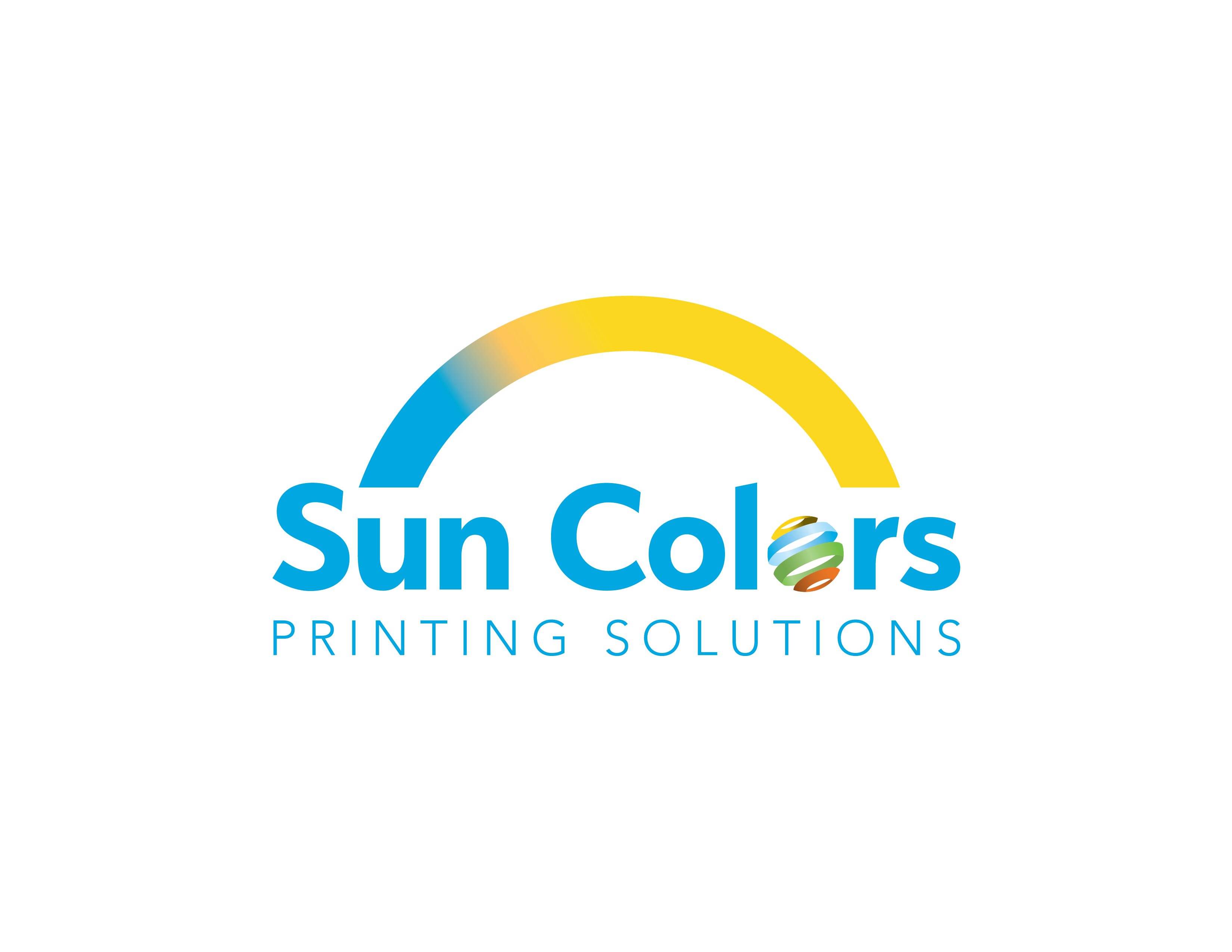 Logo featuring the text 'Sustainable Circles' with a colorful sphere made of layered arcs above it.