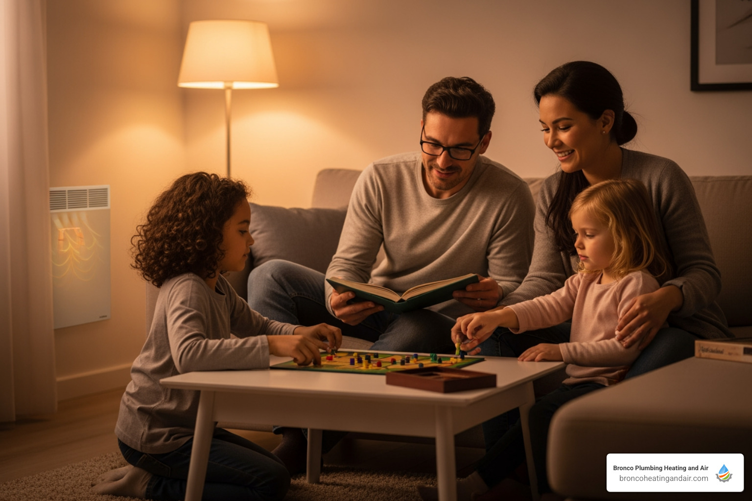 infographic explaining the key benefits of a new heating system: improved efficiency, better comfort, and higher air quality. - heating installation roseville ca