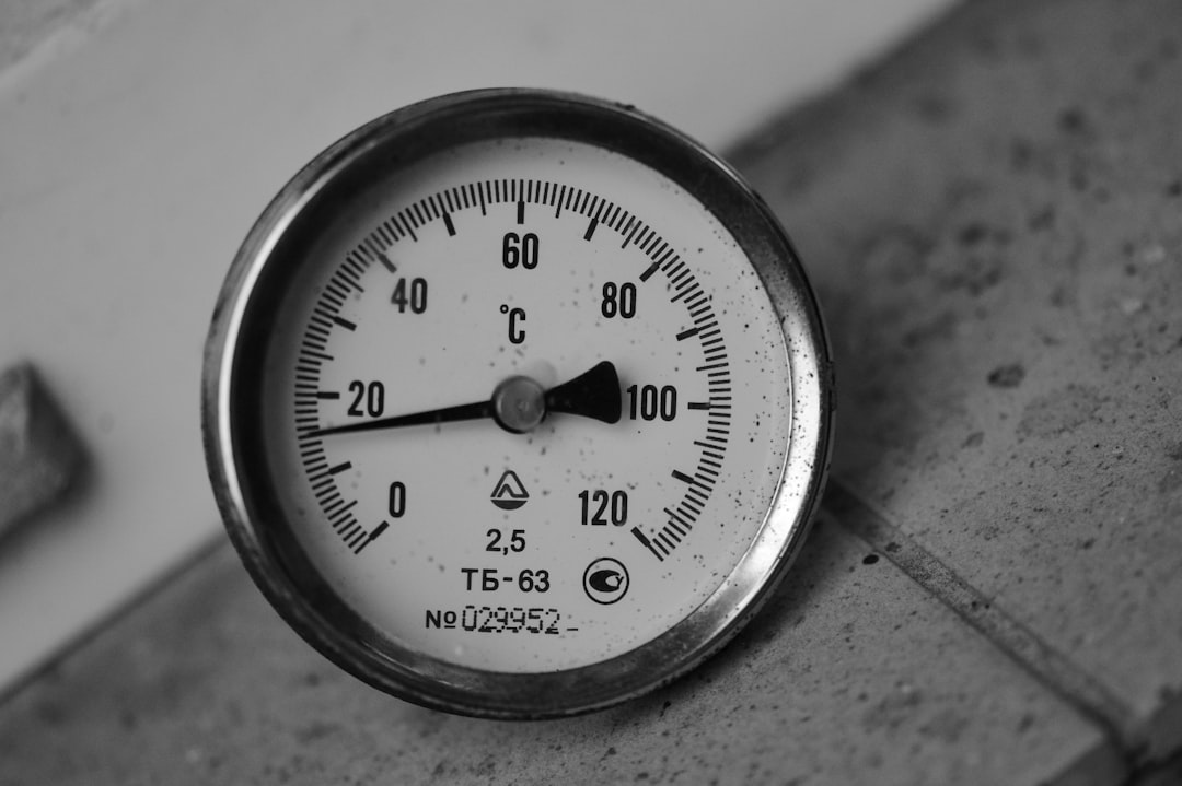 Thermostat set for cooling during a hot Sacramento afternoon