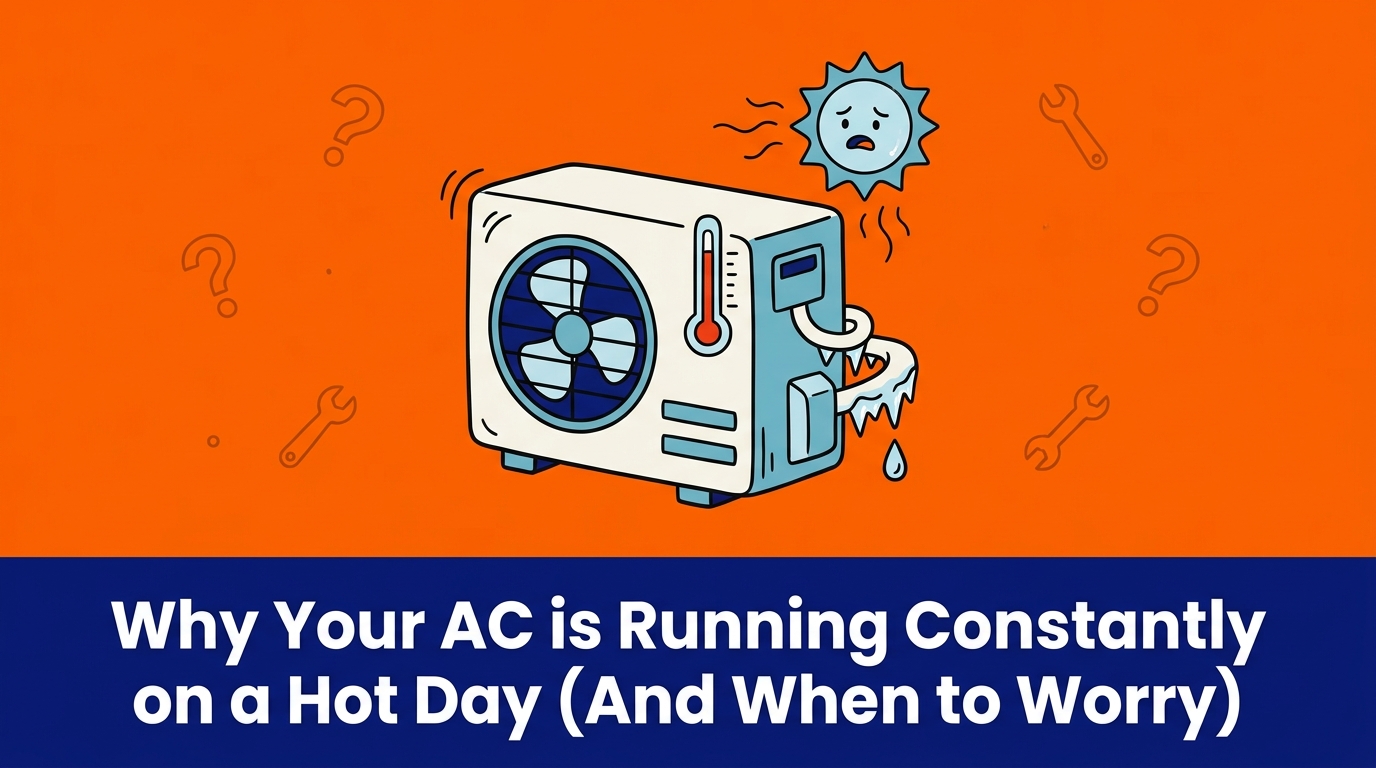 Why Your AC Won't Shut Off During a Roseville Heatwave (And When to Worry)