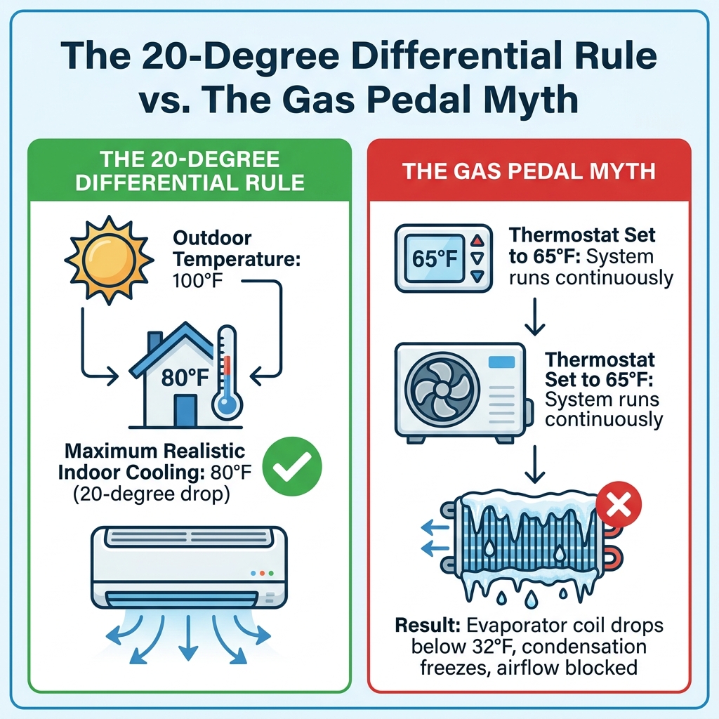 The 20-Degree Differential Rule vs. The Gas Pedal Myth