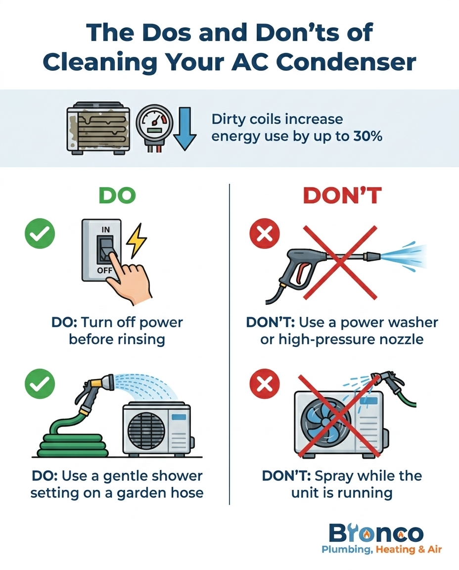 The Dos and Don'ts of Cleaning Your AC Condenser