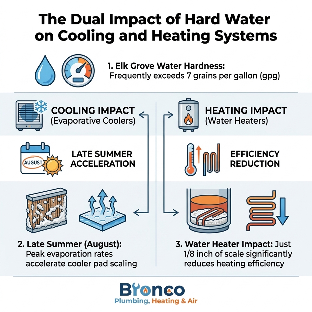 The Dual Impact of Hard Water on Cooling and Heating Systems