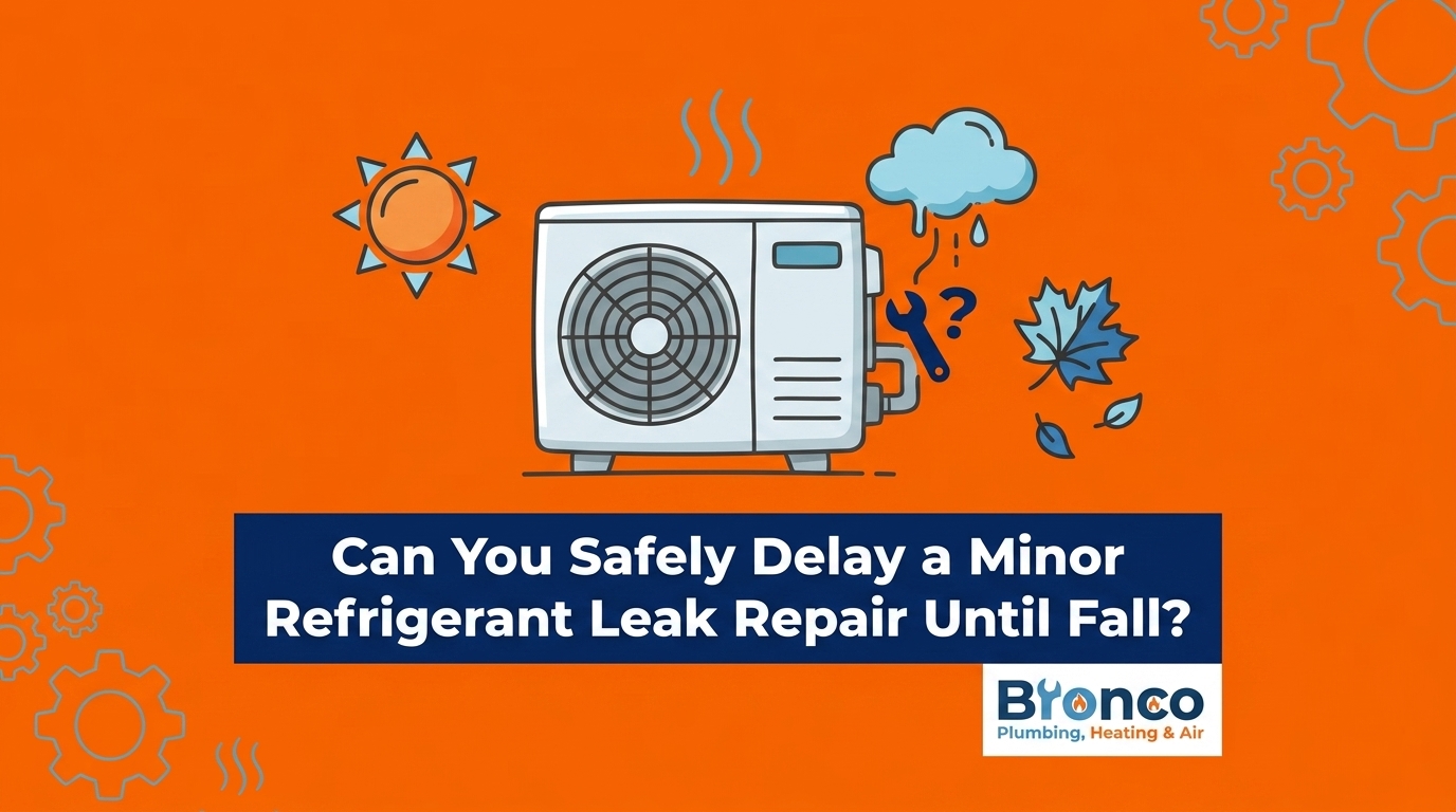 Can You Safely Delay a Minor Refrigerant Leak Repair Until Fall?