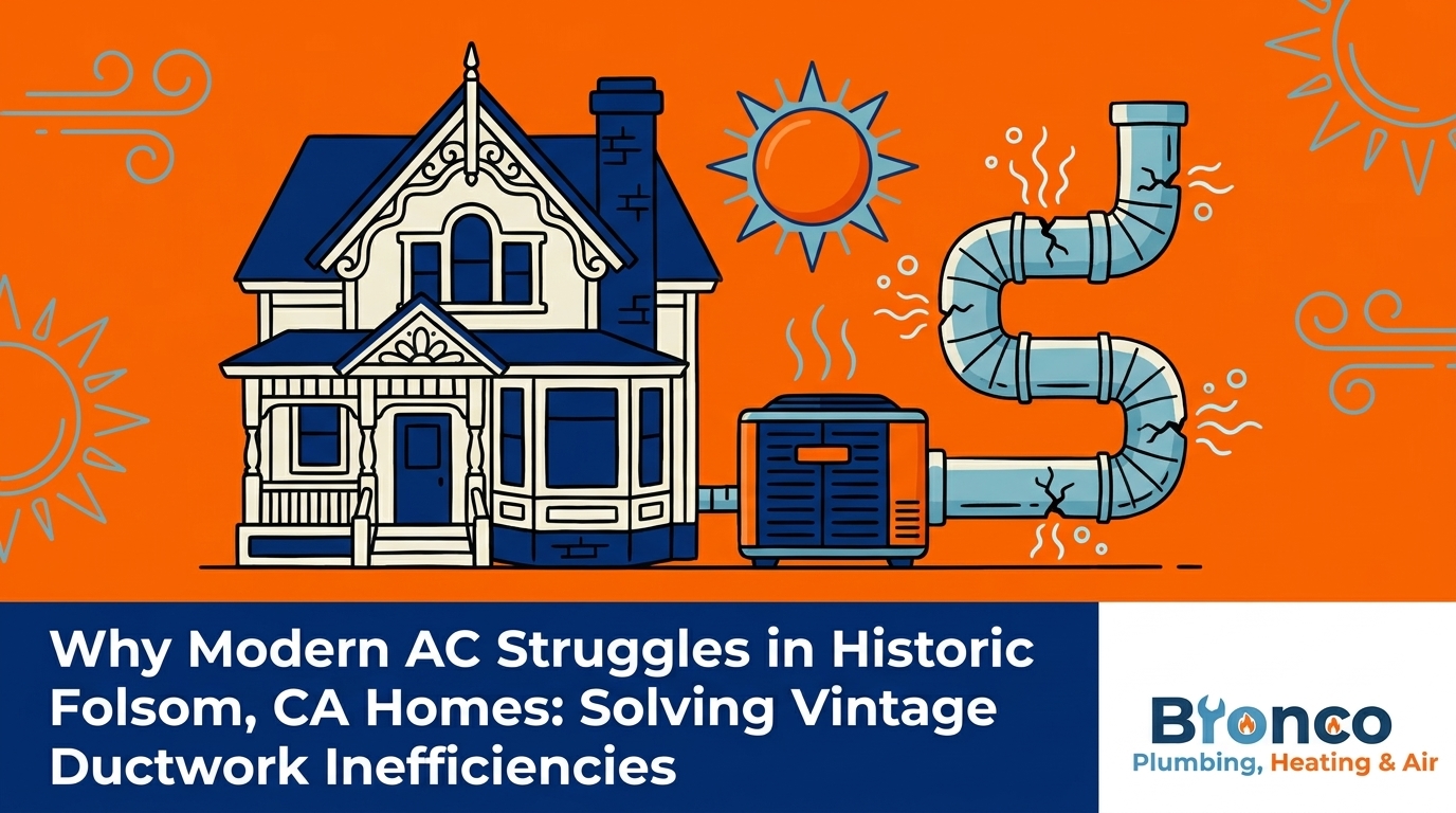 Addressing Older Ductwork Inefficiencies in Historic Folsom Homes