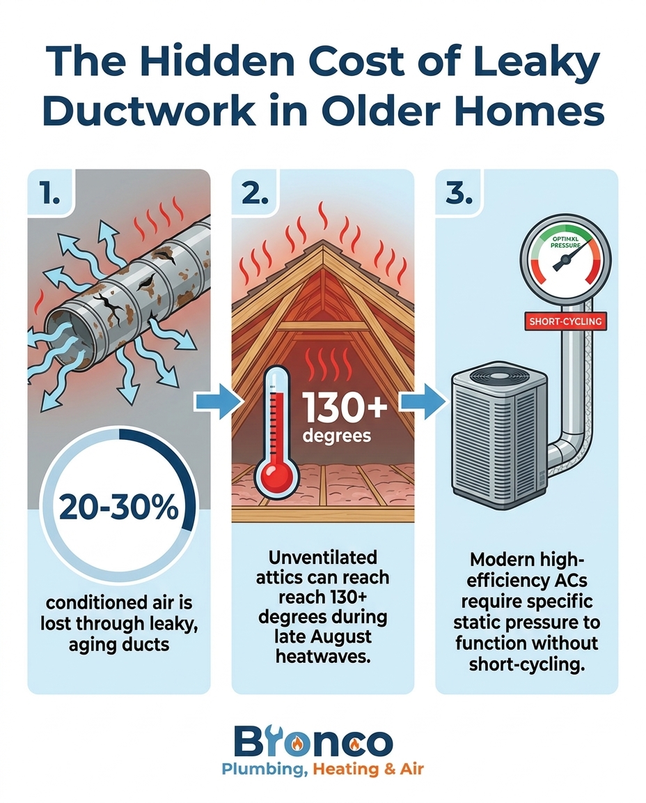 The Hidden Cost of Leaky Ductwork in Older Homes