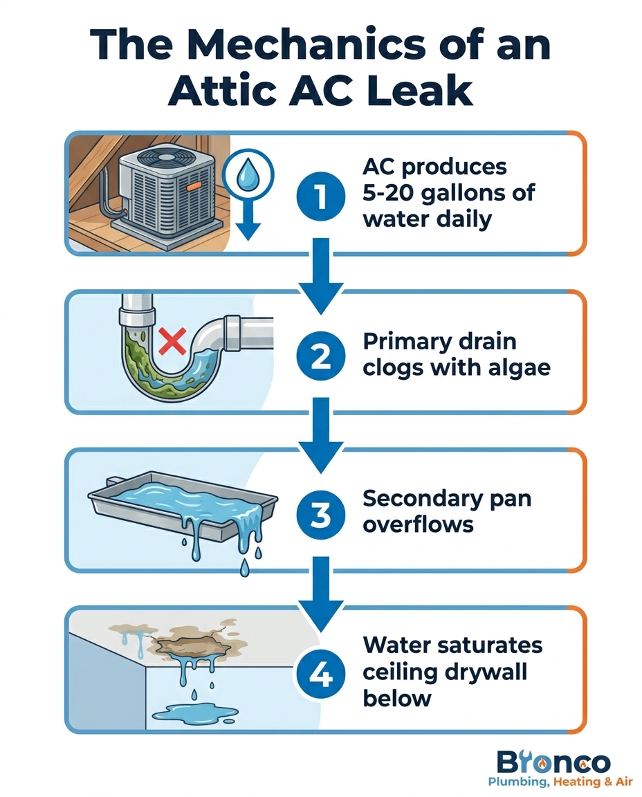 The Mechanics of an Attic AC Leak