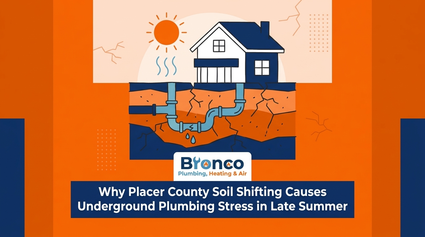 Why Placer County Soil Shifting Causes Underground Plumbing Stress in Late Summer