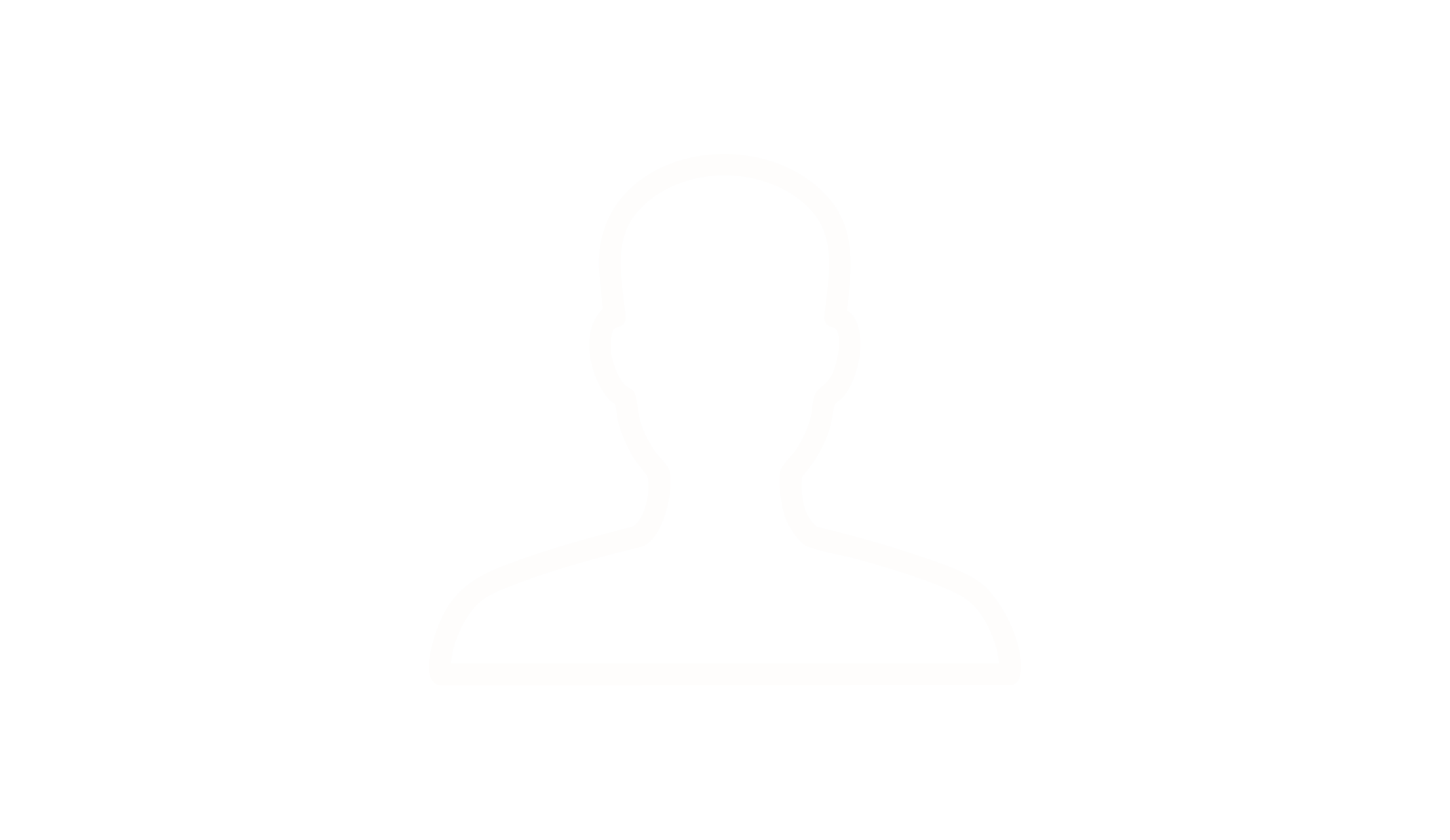 Weißer Umriss eines menschlichen Kopfes und Schulterbereichs auf schwarzem Hintergrund.