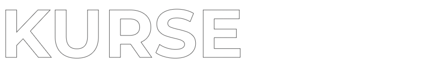 Schriftzug KURSE auf transparenten Hintergrund – visuelles Designelement von MyMove Fitness Glattbrugg