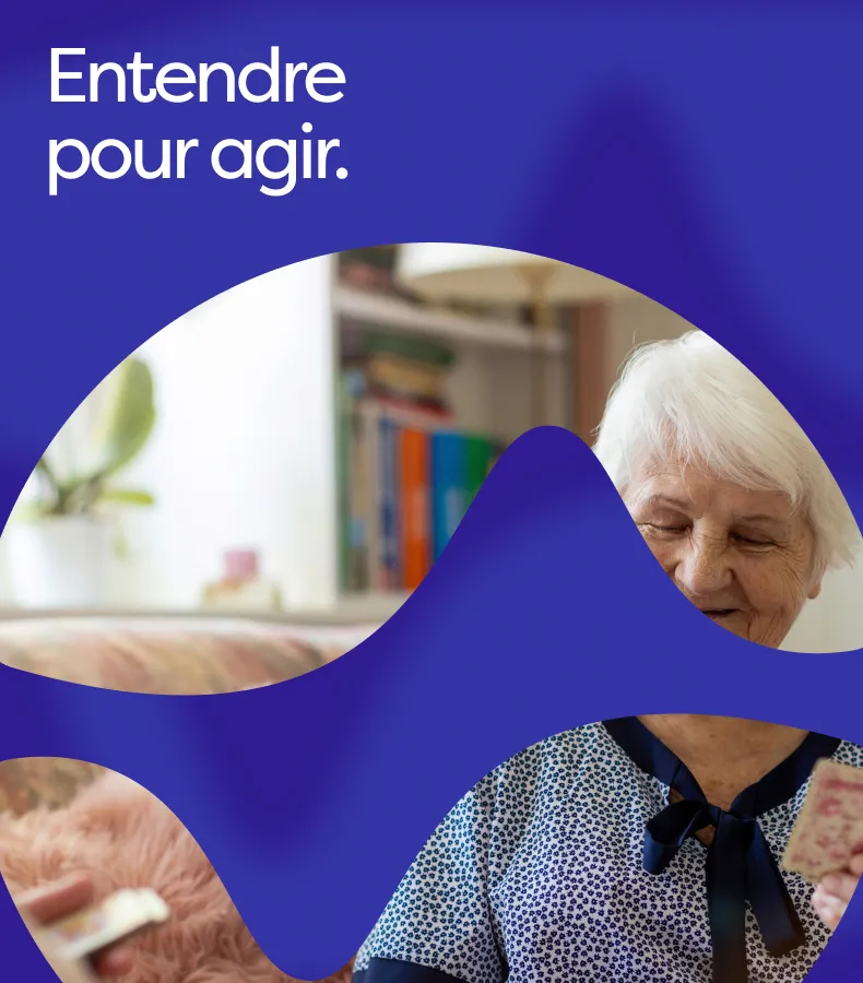 Écran d'ordinateur affichant un site web de mode avec des photos floues de mannequins portant des vêtements tendance.