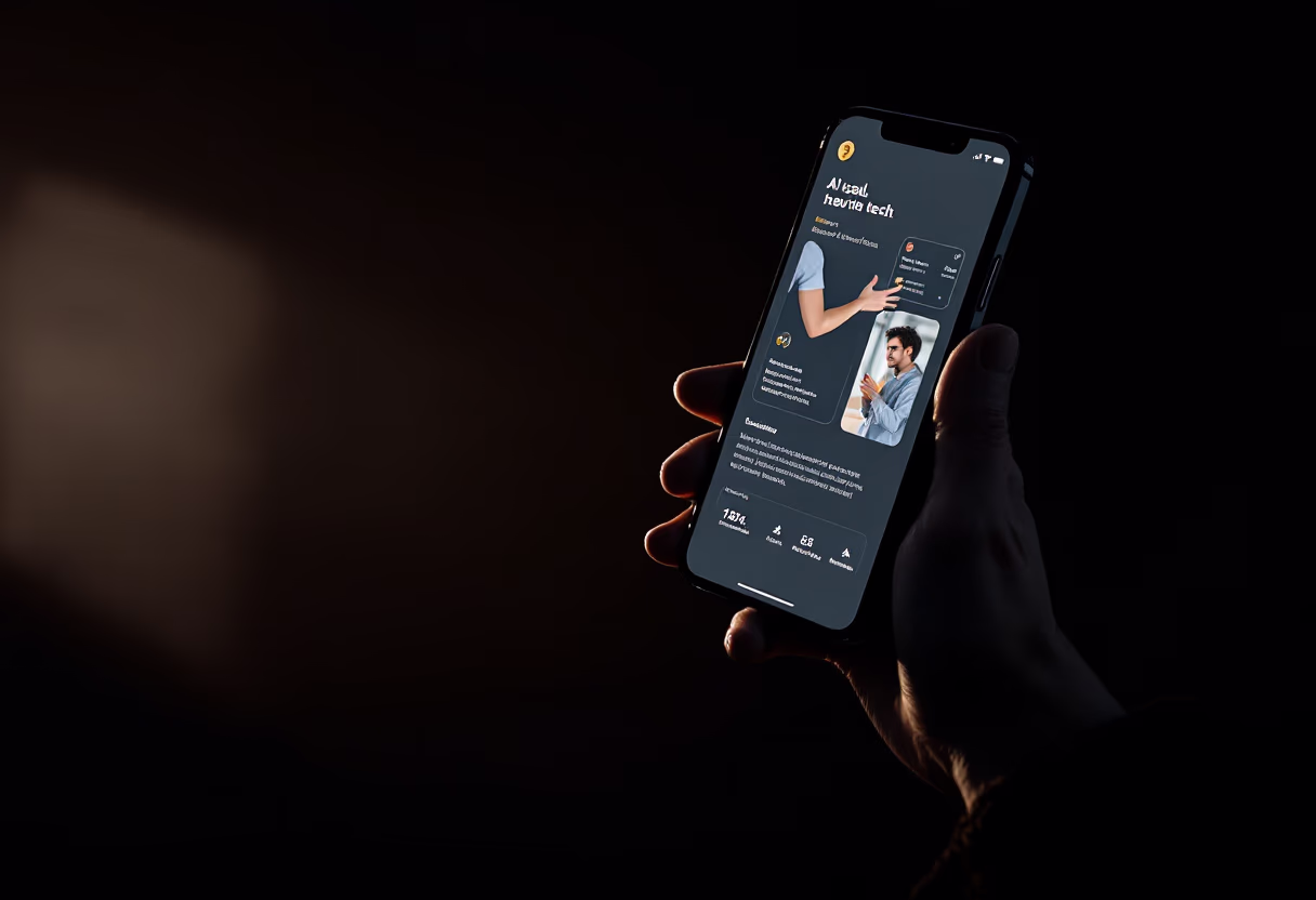 [digital project] image of a mobile device with a website loading on it (for a ai legal tech company)