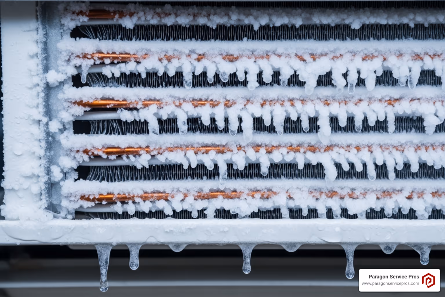 ice buildup on an indoor evaporator coil - AC freezing up