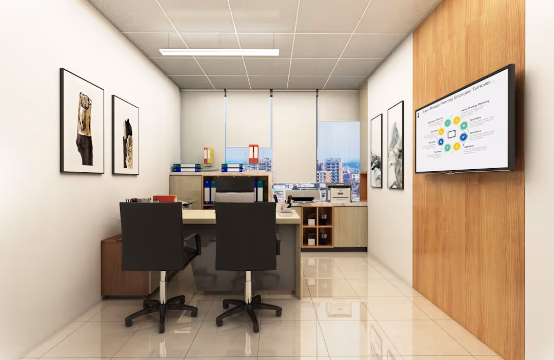 Comfortable and productive modern office interior - commercial hvac services chandler, az
