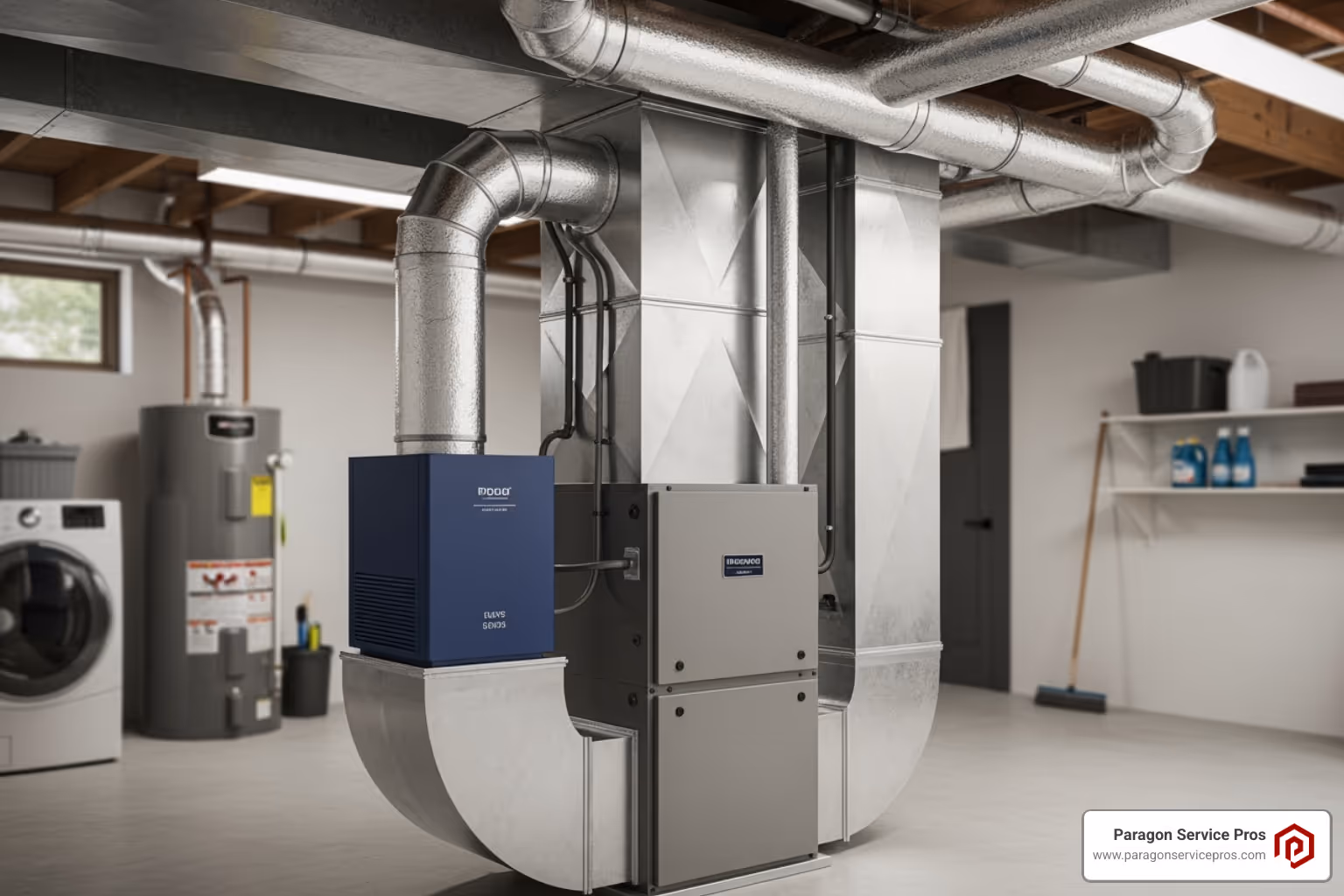 whole-home air purification system integrated with an HVAC unit - indoor air quality testing gilbert, az