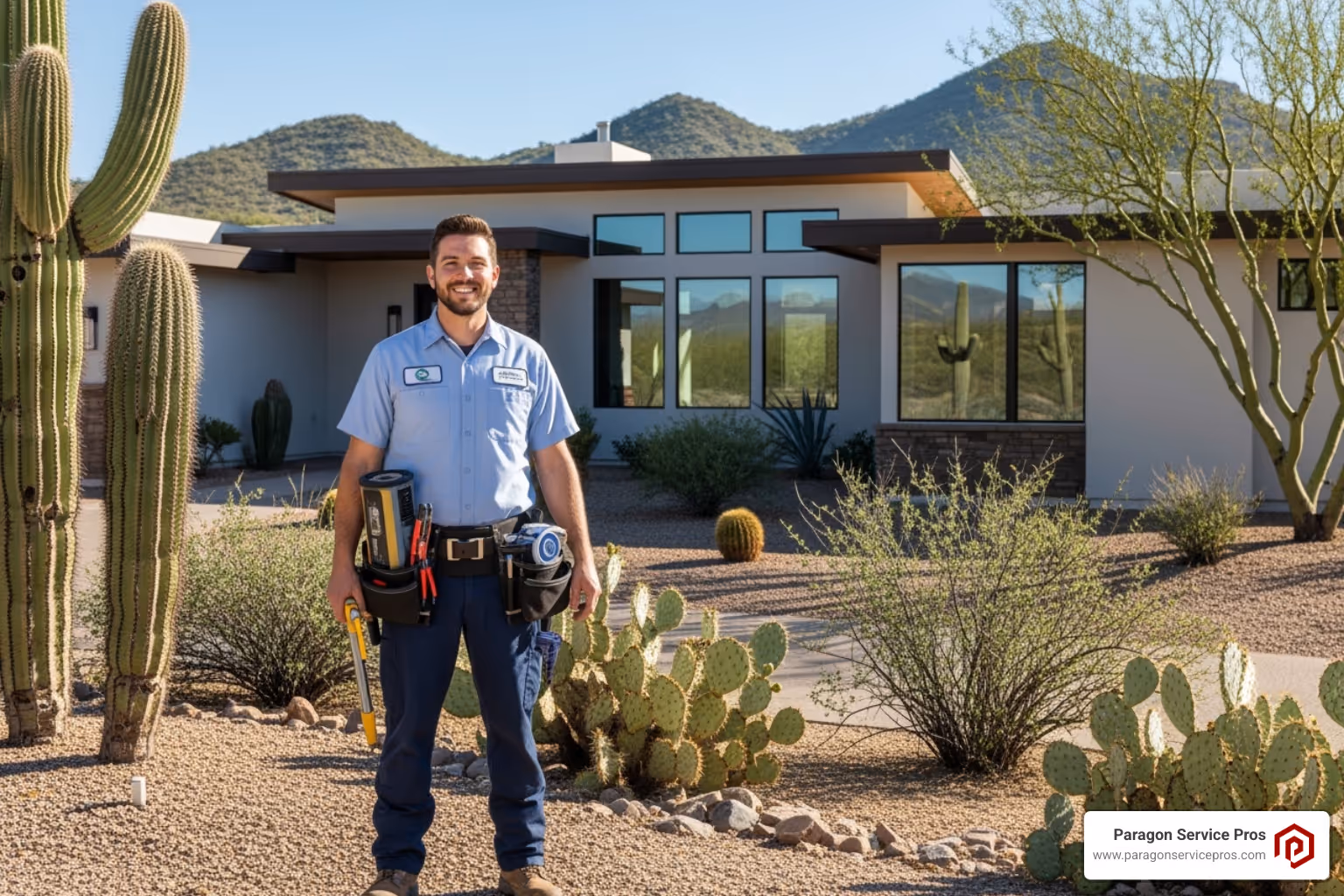 certified technician with a friendly smile - air duct cleaning gold canyon, az
