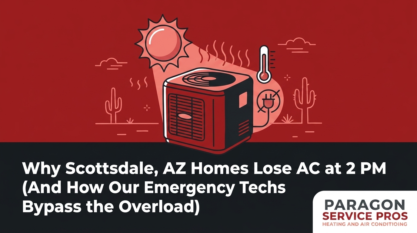 Why Scottsdale Homes Lose AC at 2 PM (And How Our Emergency Techs Bypass the Overload)