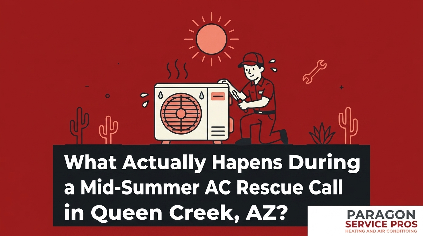 What Actually Happens During a Mid-Summer AC Rescue Call in Queen Creek