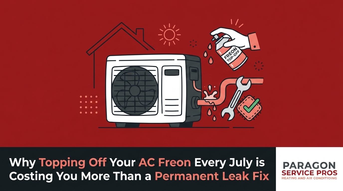 Why Topping Off Your AC Freon Every July is Costing You More Than a Permanent Leak Fix
