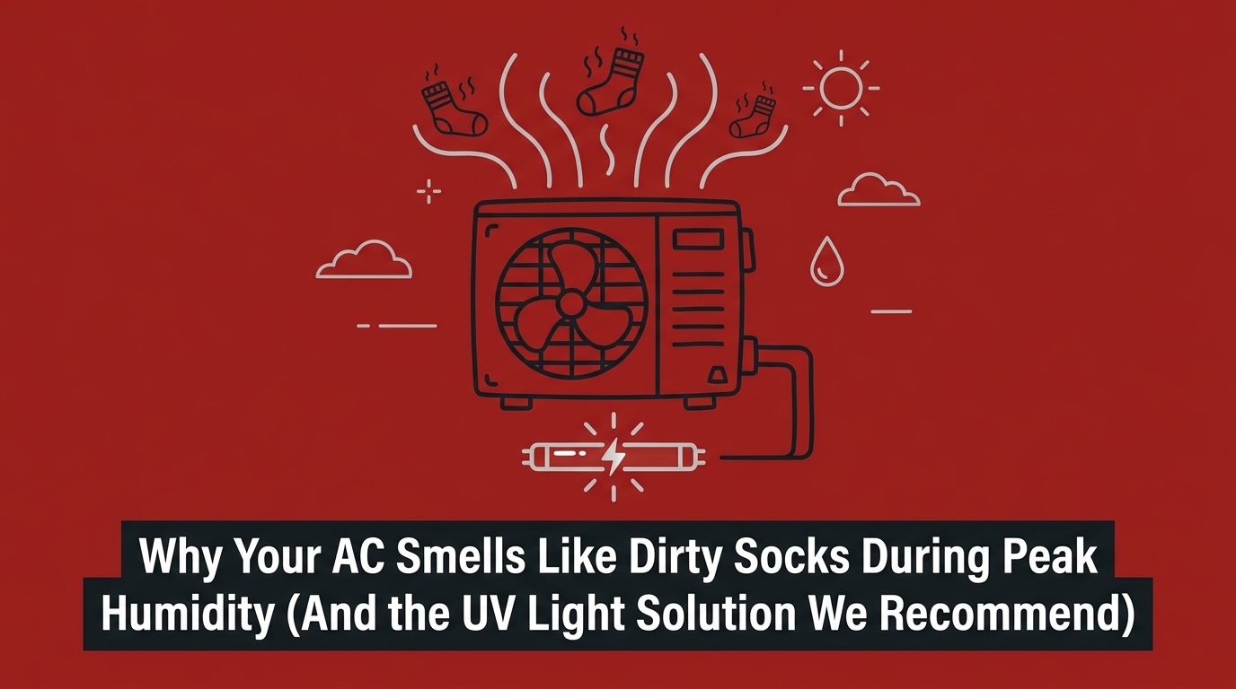 Why Your AC Smells Like Dirty Socks During Peak Humidity (And the UV Light Solution We Recommend)