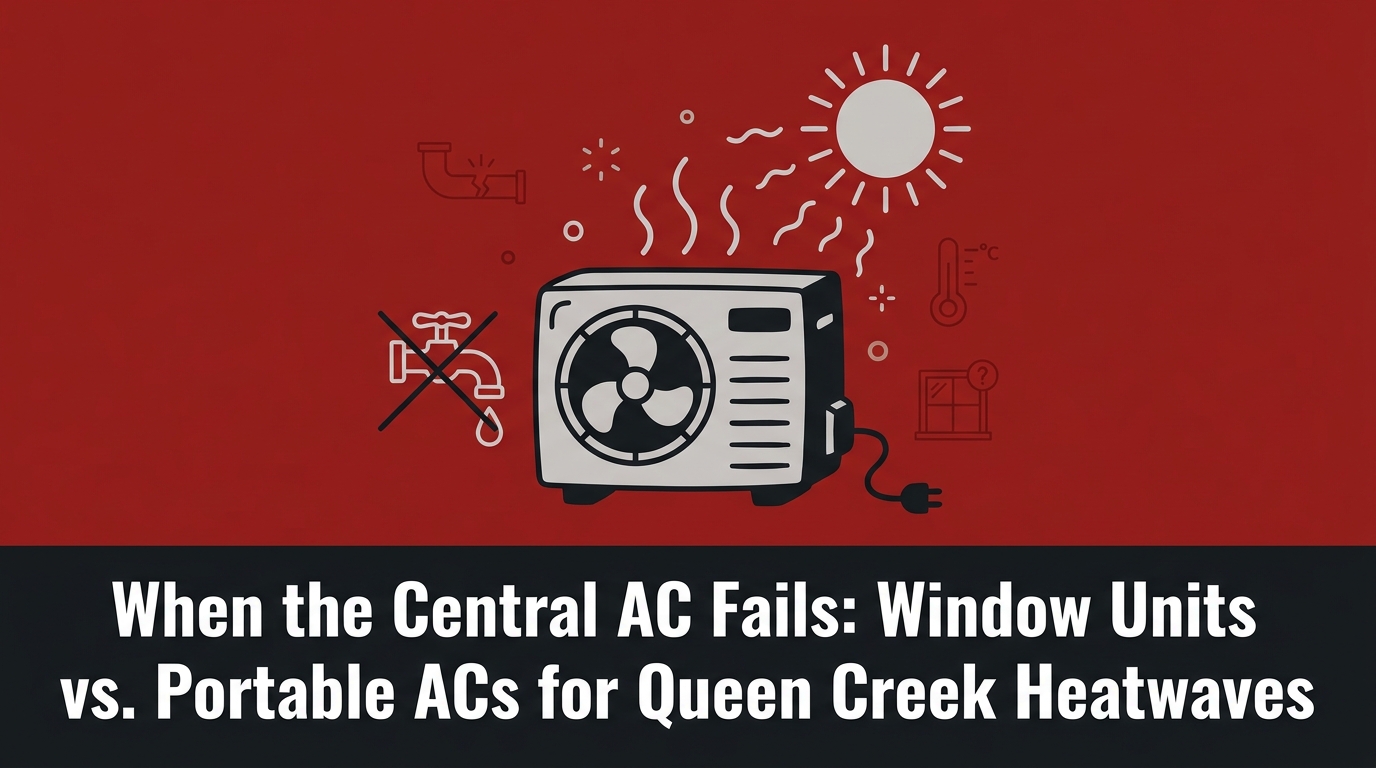 Window Units vs. Portable ACs for Surviving a Total Central Air Breakdown in Queen Creek
