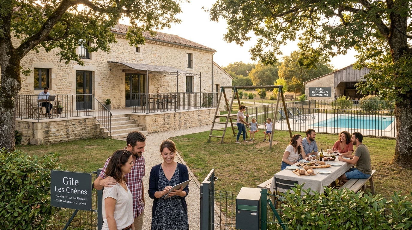 gîte - illustration éditoriale 1