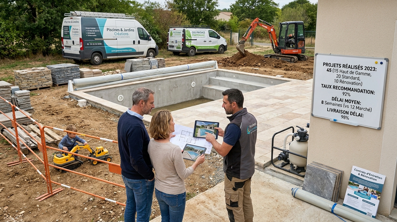 constructeur de piscines - illustration éditoriale 1