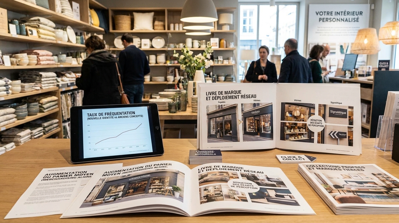 réseau de magasins de décoration - illustration éditoriale 3