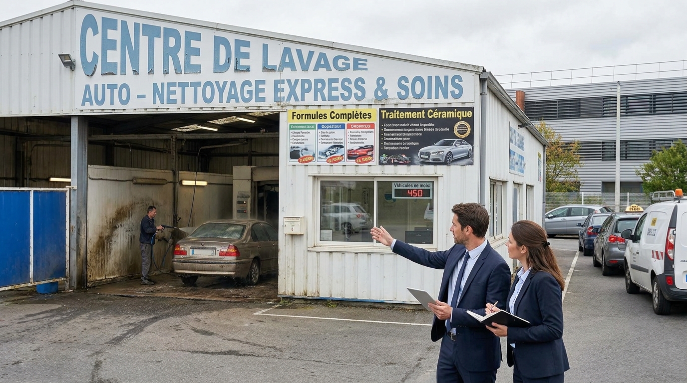 centre de lavage auto - illustration éditoriale 2