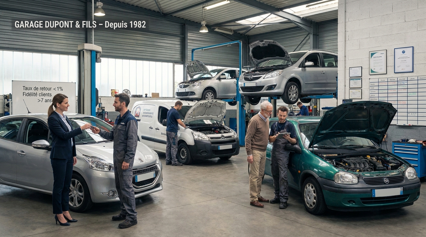 garage - illustration éditoriale 1
